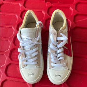 THE REMADE Classic Warrior WB 1 Women Shoes Leather Sneakers Casual White
